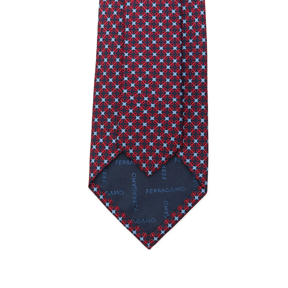 Ferragamo Ties - Blue, Red | 4b3d5cbd9f3bbc3ffb07d6da03e735df540acef4