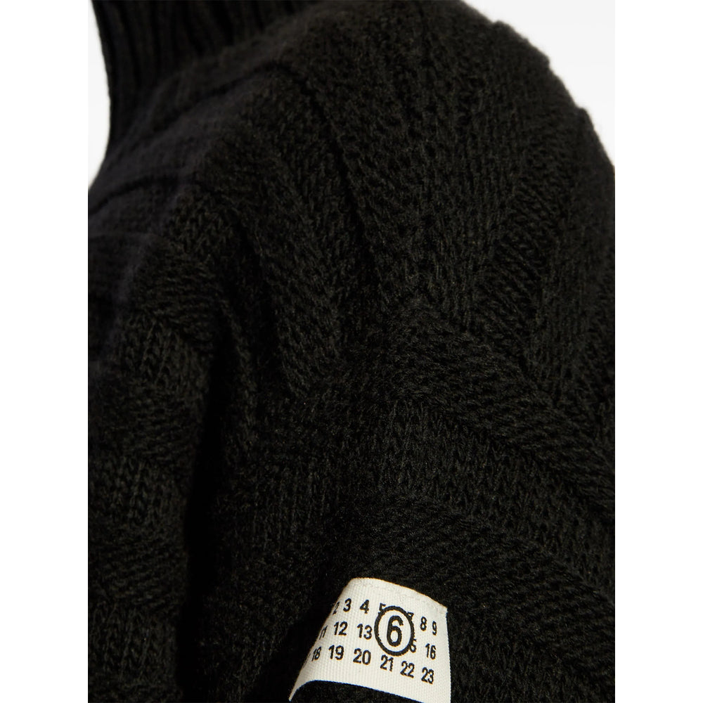 Mm6 Maison Margiela Sweaters - Black | 2e0e004ace9ade04a940f815860bec99fc1fba5d