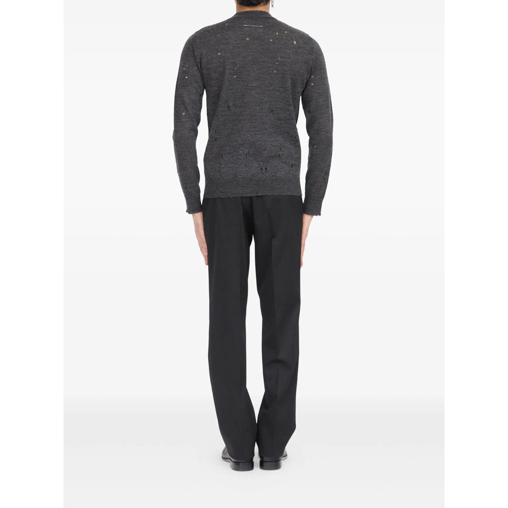 Mm6 Maison Margiela Sweaters - Gray | 86aef53429f66dee377c9486561ab1e10f4d312d