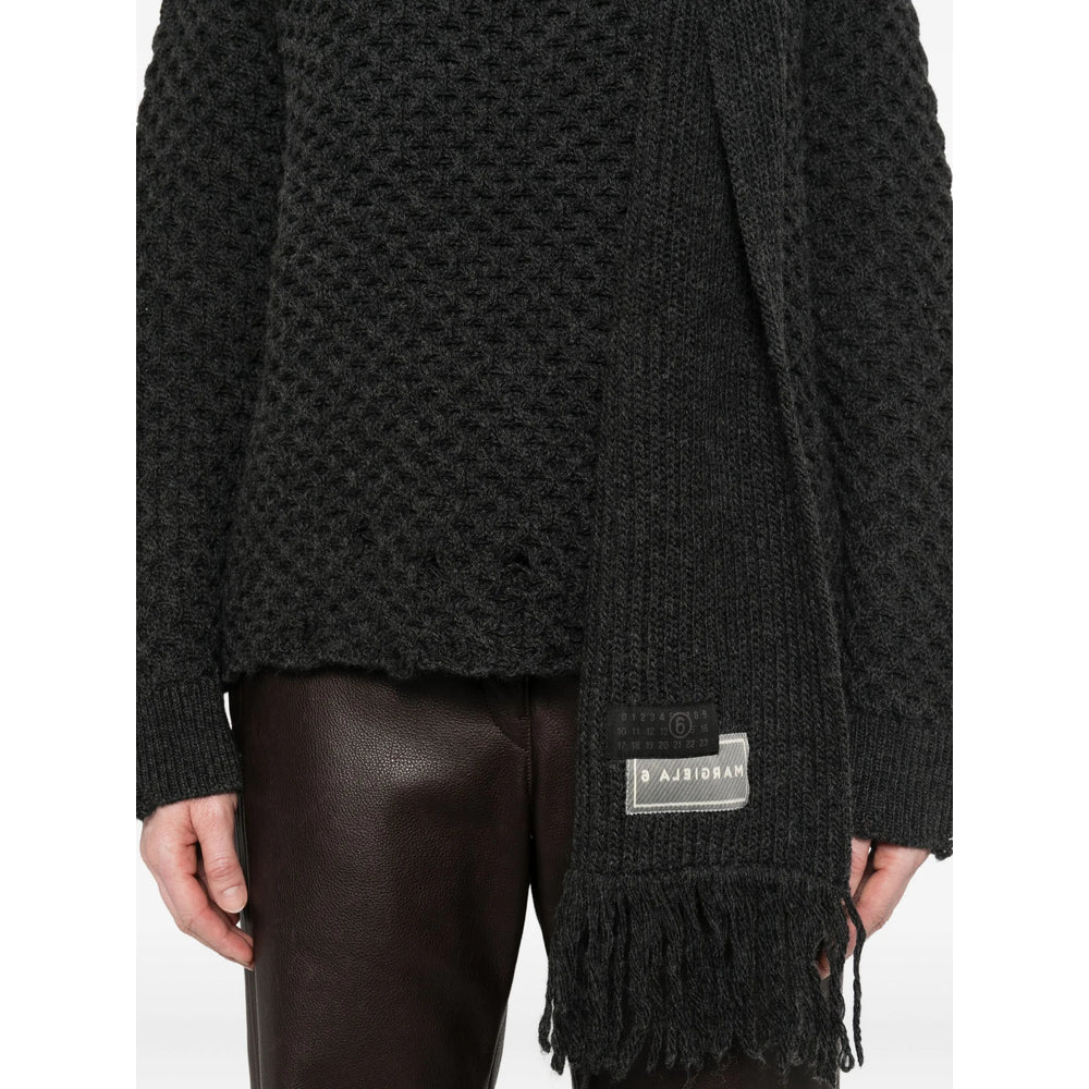 Mm6 Maison Margiela Sweaters - Gray | 9e389e9d711d0e0f2ba0b25b5043eca52b8eb0d8