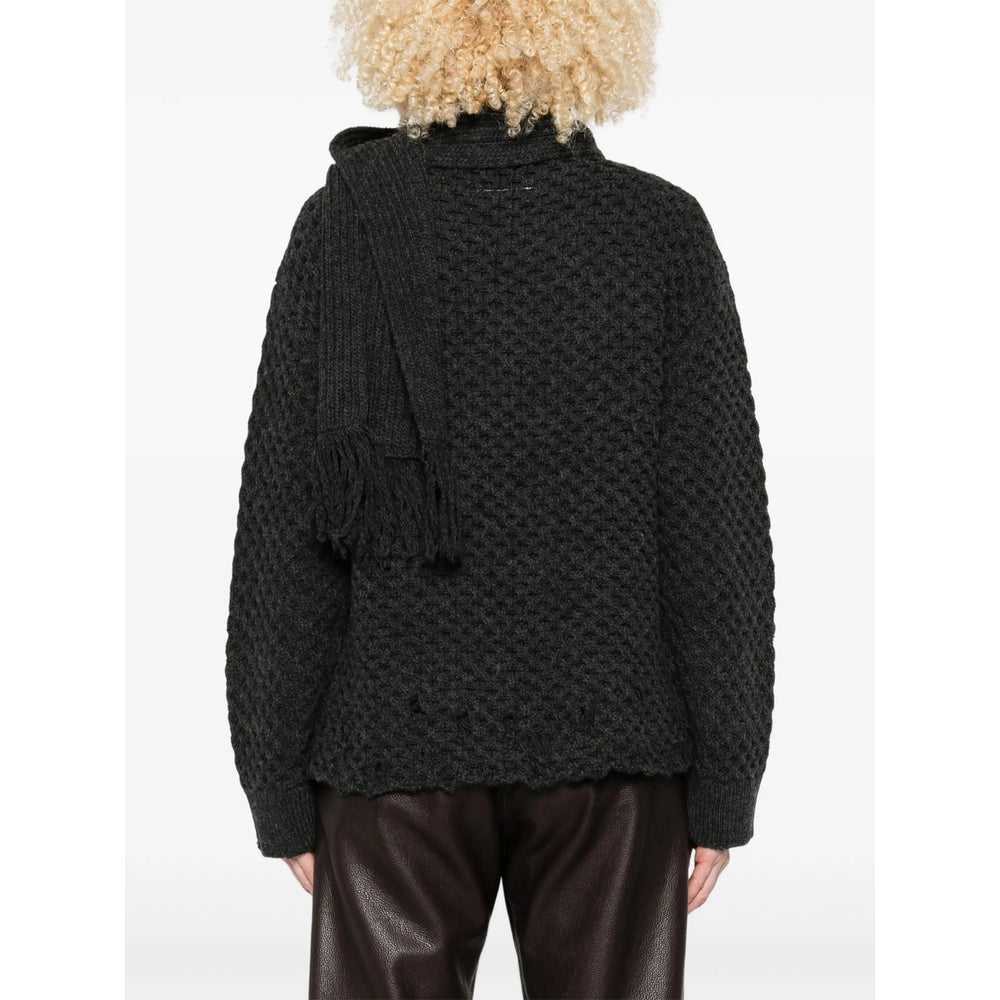 Mm6 Maison Margiela Sweaters - Gray | 12e724d0c1b5254b1171dac9a5ef27b206fef434