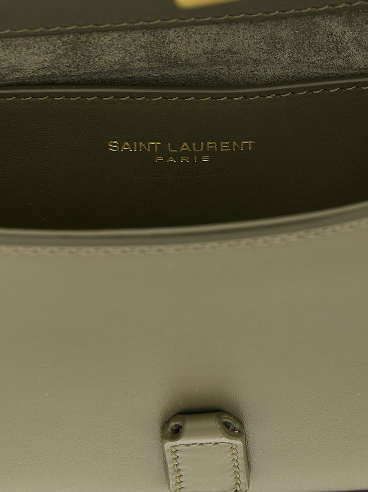 Saint Laurent Hobo Le 5 À 7 Hand Bags - Gray | b04397c9b9a53f5151427a08b81ae7c5478ae208