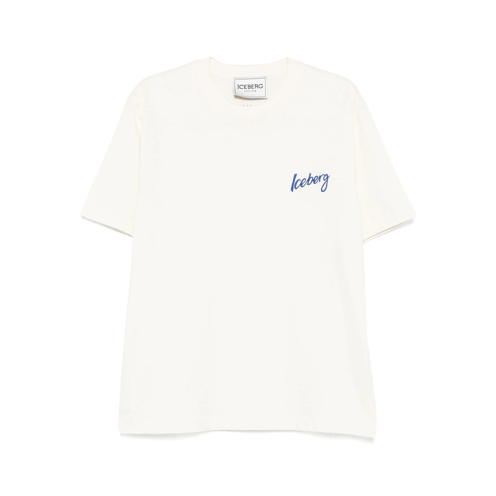 Iceberg T Shirts - White | 8c8c1fd3812238358fcf6bde330abbb043923577