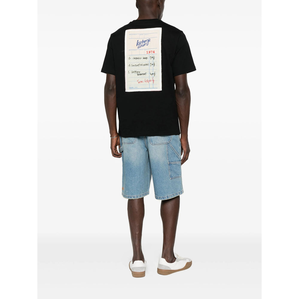 Iceberg T Shirts - Black | bce265af0fedb088de1a91dd69807b57b7df49b7