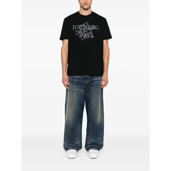 Iceberg T Shirts - Black | f30a9039293e89ae6d068b8af33a0ca8026a994f