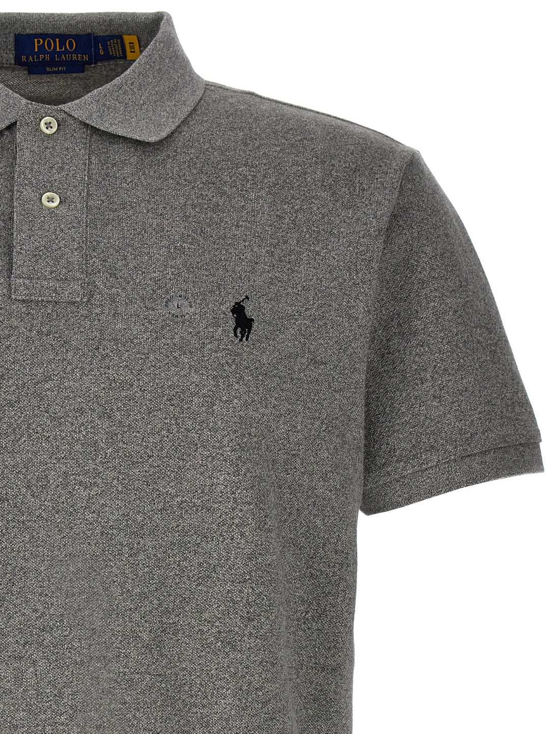 Polo Ralph Lauren Logo Polo - Gray | 4130ce578b8620c934c1f188f099bd9bab86fef0