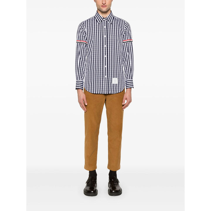 Thom Browne Shirts - Blue, White | 6af03650e3fe5af9cfebcb6a71fa366140137542