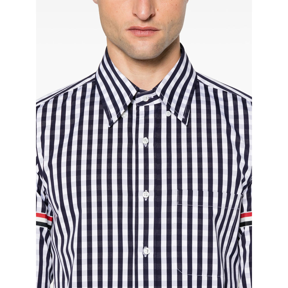 Thom Browne Shirts - Blue, White | b1cc2838e0cfe6e3bca0417f59b1d154c47da44a