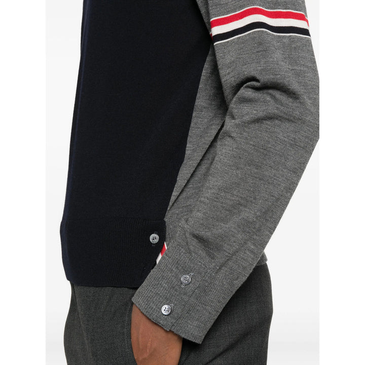 Thom Browne Sweaters - Blue, Gray | 7c00a90dd4c75060784e7a43d9c651ff3c5aa14a
