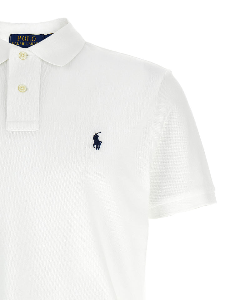 Polo Ralph Lauren Logo Embroidery  Shirt Polo - White | e69b53fc6c082498021c2ebdbf0e841465bd5176