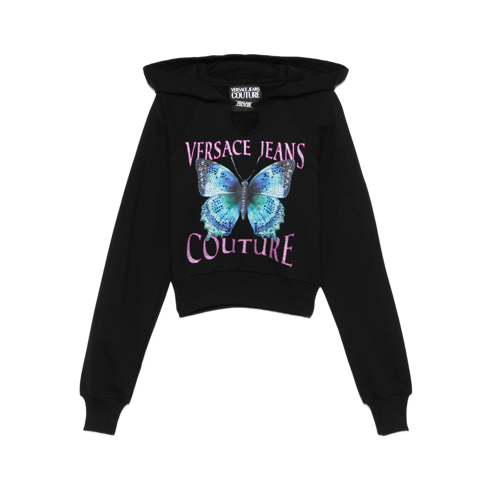 Versace Jeans Couture Sweatshirts - Black | 640b0926b068cf6bd63f7226f1f7e9281a63e12c