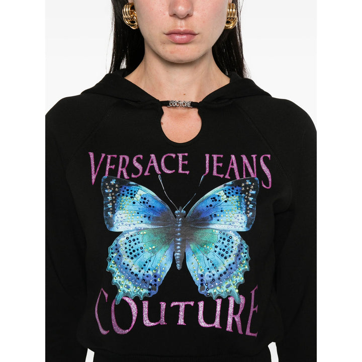 Versace Jeans Couture Sweatshirts - Black | e9814dfb9c714fc1ff05d1a3b0b76c05da0fdbde