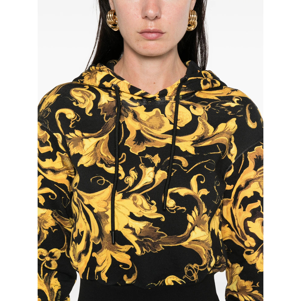 Versace Jeans Couture Sweatshirts - Black, Gold | 66b8f32decf11dee035ee90ba083ac743f3e313d