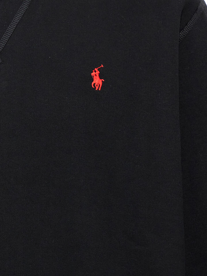 Polo Ralph Lauren With Embroidered Logo Sweatshirt - Black | 101e8f072c5fe399bab58abded4ea7fd70392f46