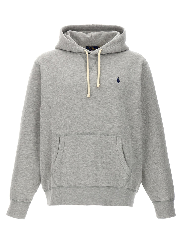 Polo Ralph Lauren Logo Hoodie Sweatshirt - Gray | ad279370ab62616b67d4dfe92fc5eca4c6bf823e