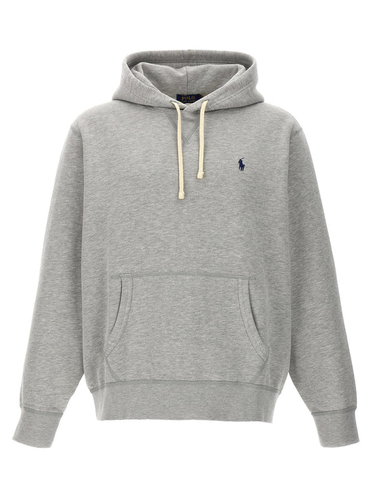 Logo Hoodie Sweatshirt Gray