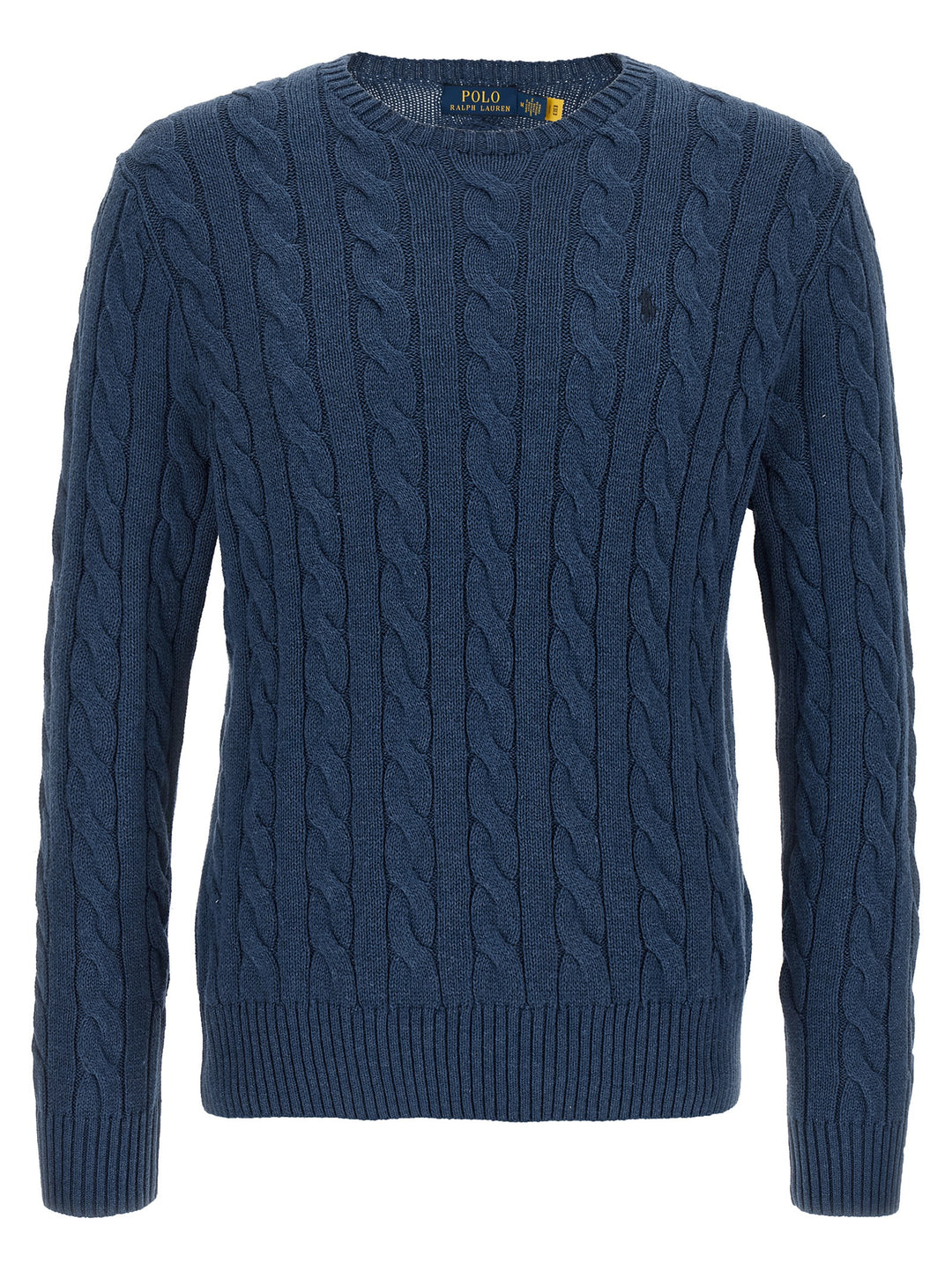 Polo Ralph Lauren Cotton Braided Sweater Sweaters and Cardigans - Blue | 5556998d1b290d0a9e1f9440becb4a008ce459ff