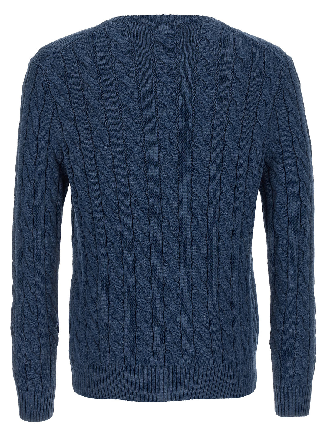 Polo Ralph Lauren Cotton Braided Sweater Sweaters and Cardigans - Blue | 6fffc7444206745ef67ee8e3d360a937e7d9c93d