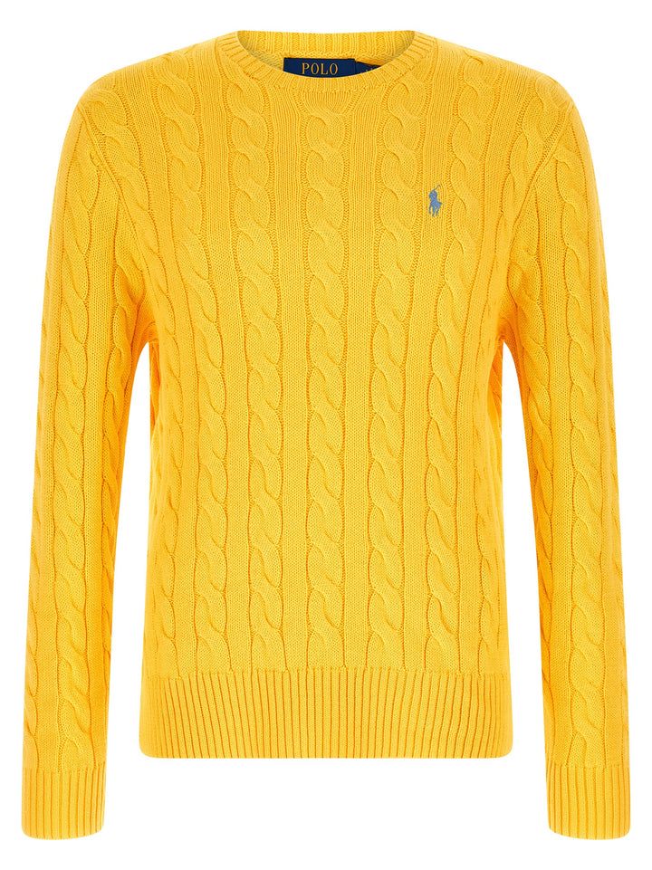 Polo Ralph Lauren Cotton Braided Sweater Sweaters and Cardigans - Yellow | 6c40e450bd258a7fdf5de842ca173bd63c71a92b