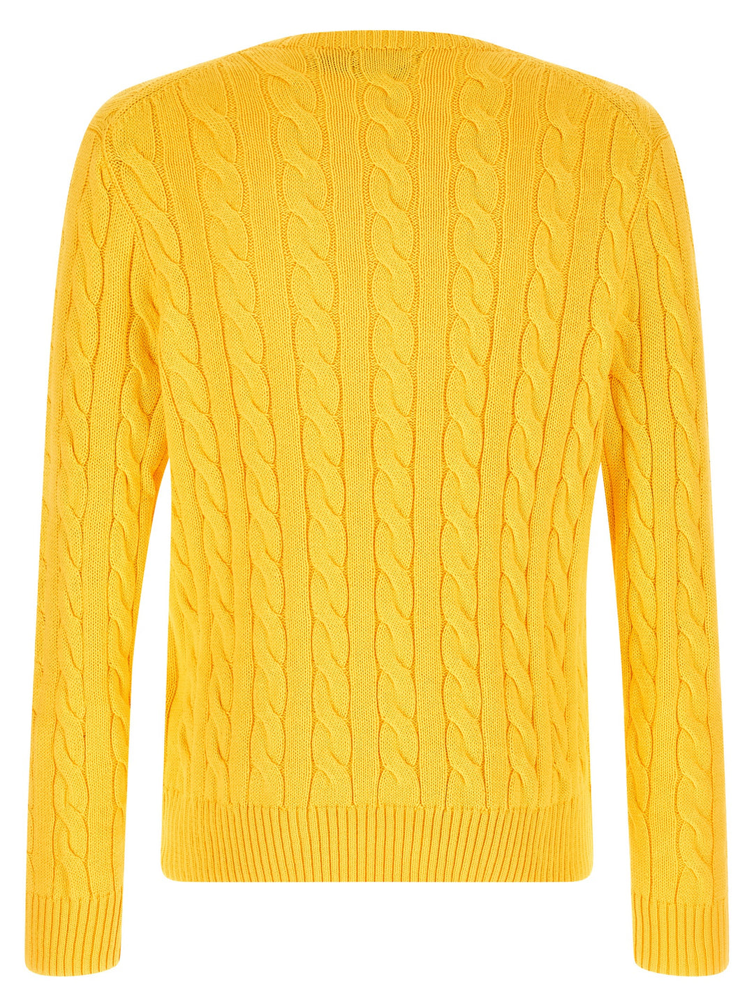Polo Ralph Lauren Cotton Braided Sweater Sweaters and Cardigans - Yellow | 9df23d181178e3257aefde51e8ca49484b7668f1