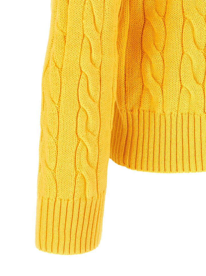 Polo Ralph Lauren Cotton Braided Sweater Sweaters and Cardigans - Yellow | 5d8a6820a47845953e92c0aefa714a14c790665c