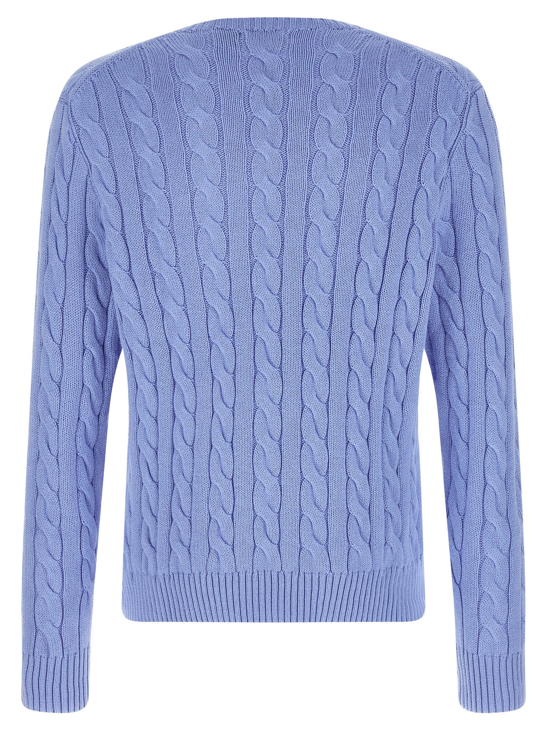 Polo Ralph Lauren Cotton Braided Sweater Sweaters and Cardigans - Light Blue | c3bda89956ce7f36ebbba790285ed7c4128428f3