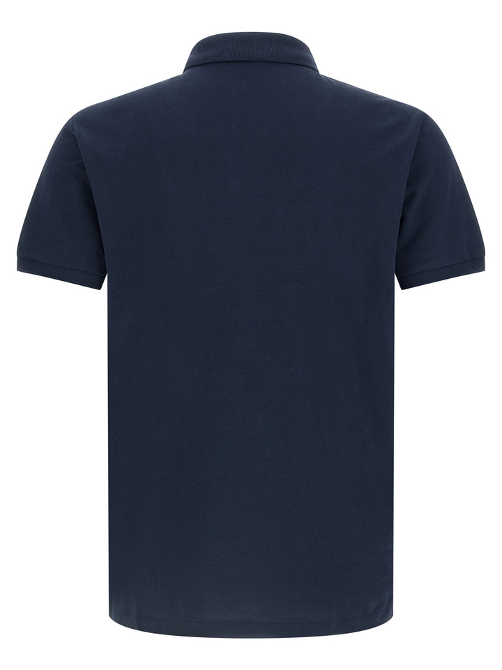 Polo Ralph Lauren Logo Embroidery  Shirt Polo - Blue | a99f6106ddf89a433fe9817f4768313d4b151a37