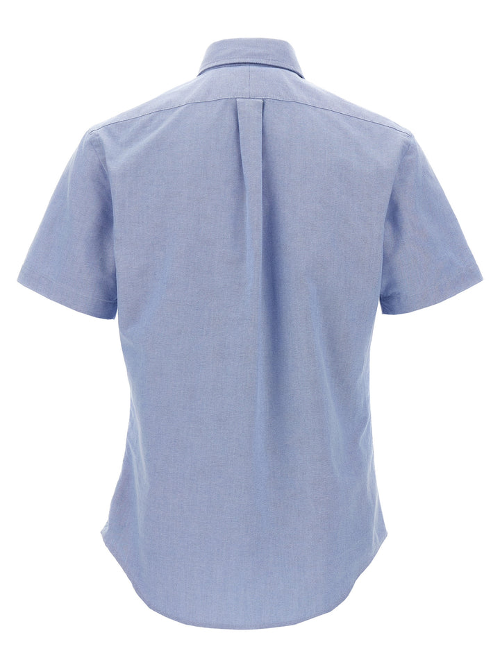 Polo Ralph Lauren Logo Embroidery Shirt Shirt and Blouse - Light Blue | 93f1cc9bd3a32f76499a9b138fbd9f67da3a97bf