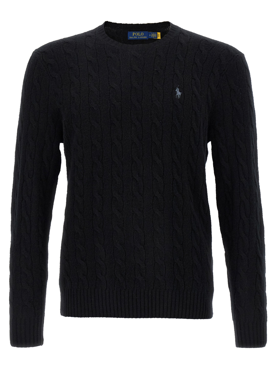 Polo Ralph Lauren Braided Sweater Sweaters and Cardigans - Black | d21381a5543672bc5ac528de60421bac057a3320