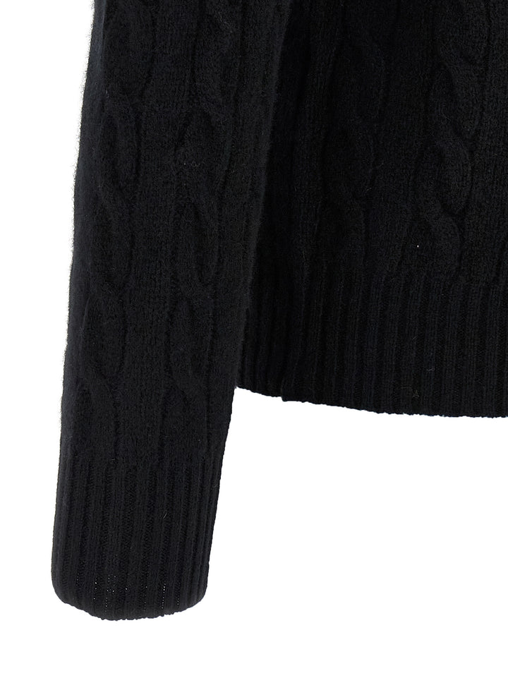 Polo Ralph Lauren Braided Sweater Sweaters and Cardigans - Black | deafc38bd67f1d9dd7b3f6fbba0dee05bf743bd0