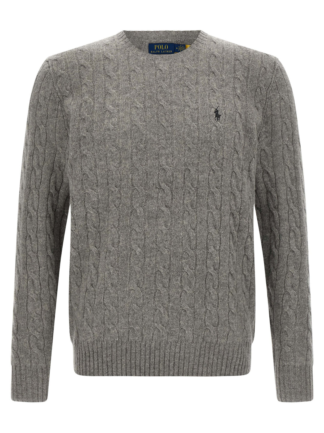Polo Ralph Lauren Braided Sweater Sweaters and Cardigans - Gray | c30e8d89153fbcc04955aa5822ac246de3787fe1