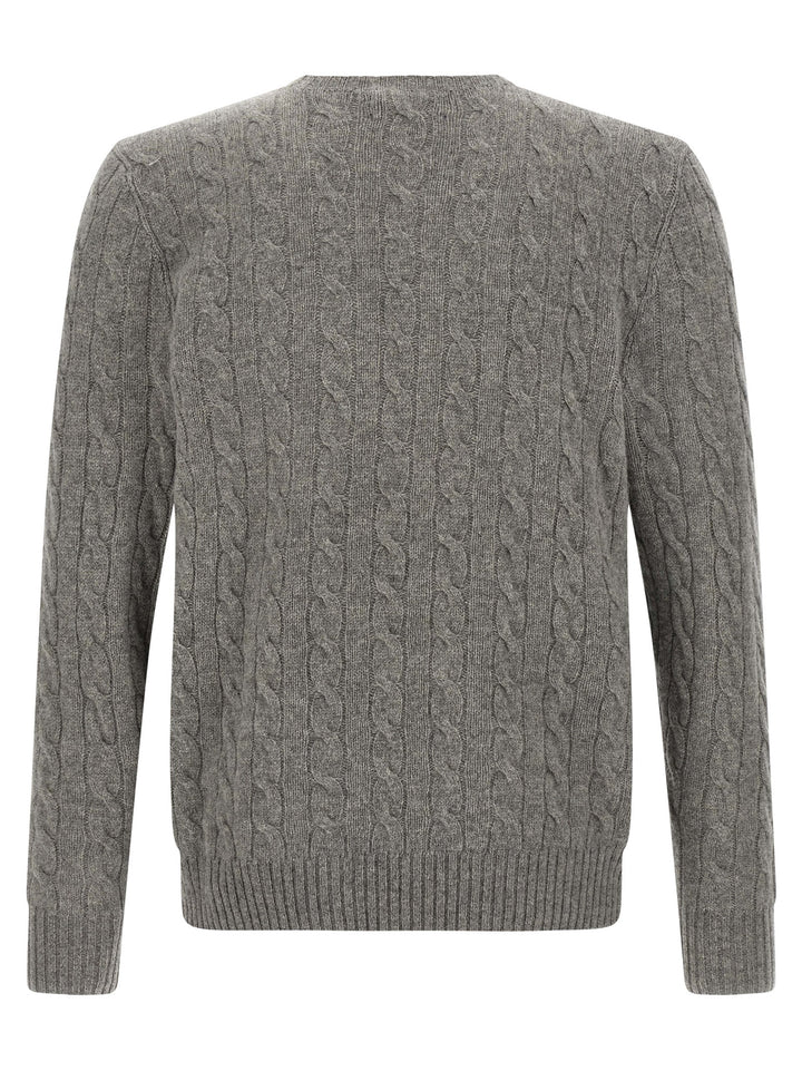 Polo Ralph Lauren Braided Sweater Sweaters and Cardigans - Gray | 82e59ecfac3010a703fb94cc34c6fd728a2c08cc