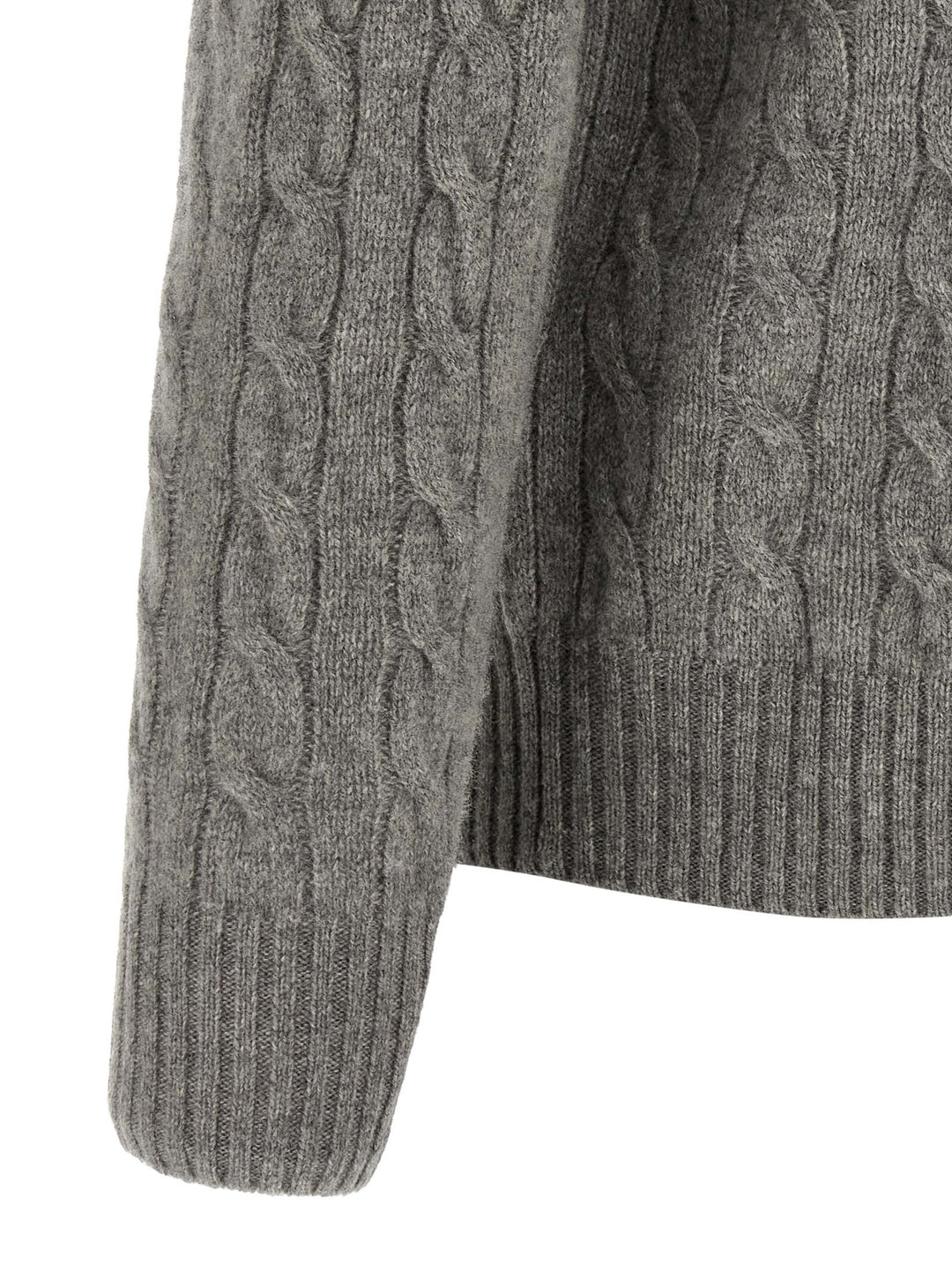 Polo Ralph Lauren Braided Sweater Sweaters and Cardigans - Gray | 314f650369bc77d57f9a592decb98ac434a0bcb7
