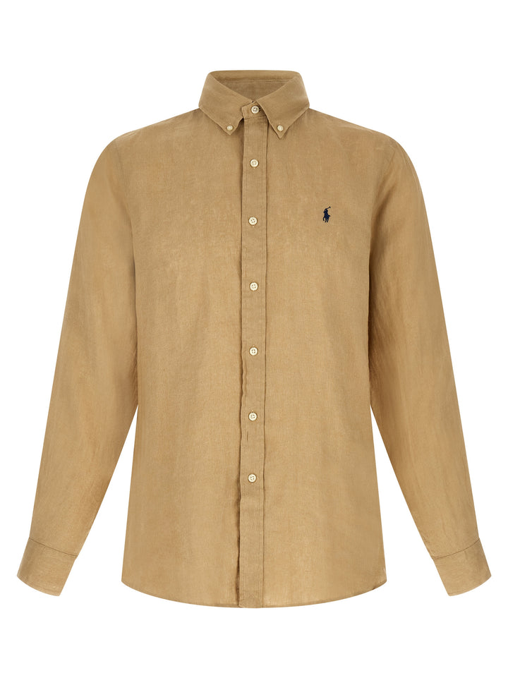 Polo Ralph Lauren Button-Down Shirt Shirt and Blouse - Beige | e5df585cf756d4e497bb2a8511fcbf9e24c335bc