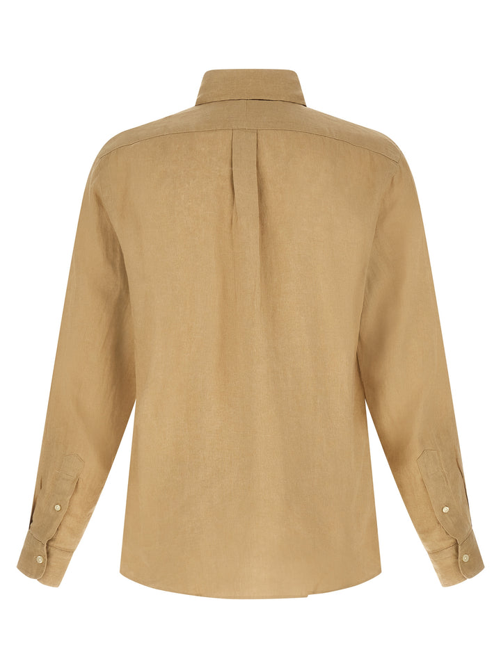 Polo Ralph Lauren Button-Down Shirt Shirt and Blouse - Beige | b53b87e943ba57014f597bcf09f28936541aeec1