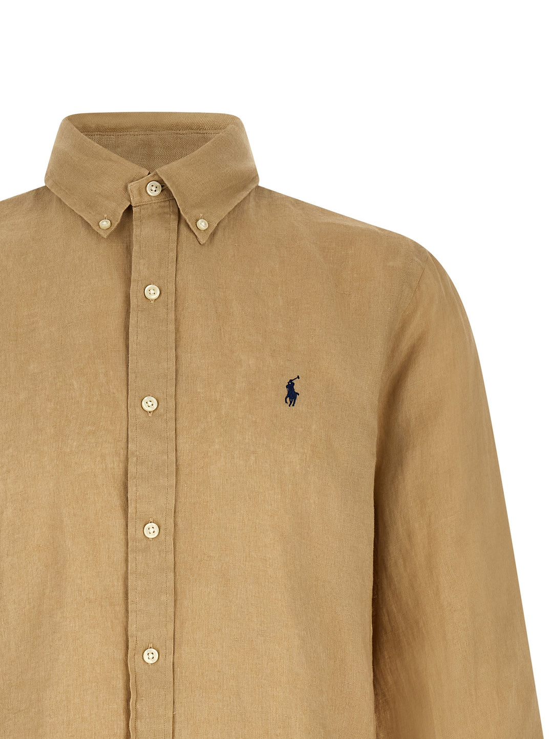 Polo Ralph Lauren Button-Down Shirt Shirt and Blouse - Beige | 8a78544fec0898c175227b78e70f68690df57cf5