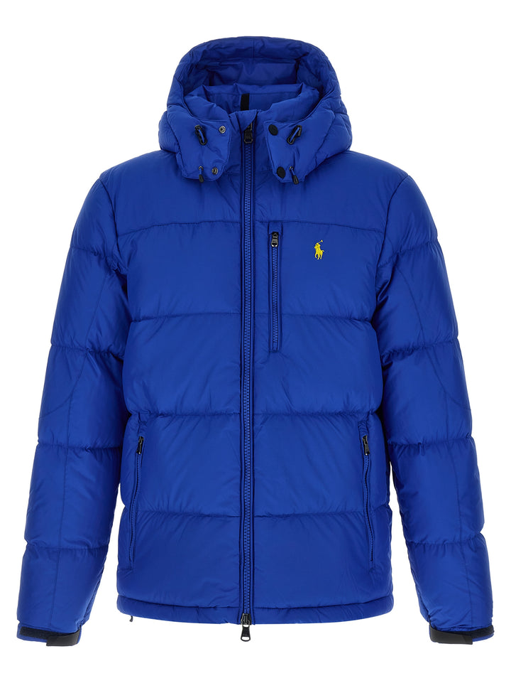 Polo Ralph Lauren Logo Embroidery Down Jacket Puffer Jackets - Blue | 6137c12f45a5de4d4d1fcb042052e38ccd26048c