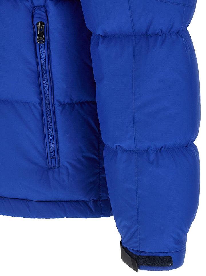 Polo Ralph Lauren Logo Embroidery Down Jacket Puffer Jackets - Blue | 797354370b06faaa738418a0c6799567d9fdc204