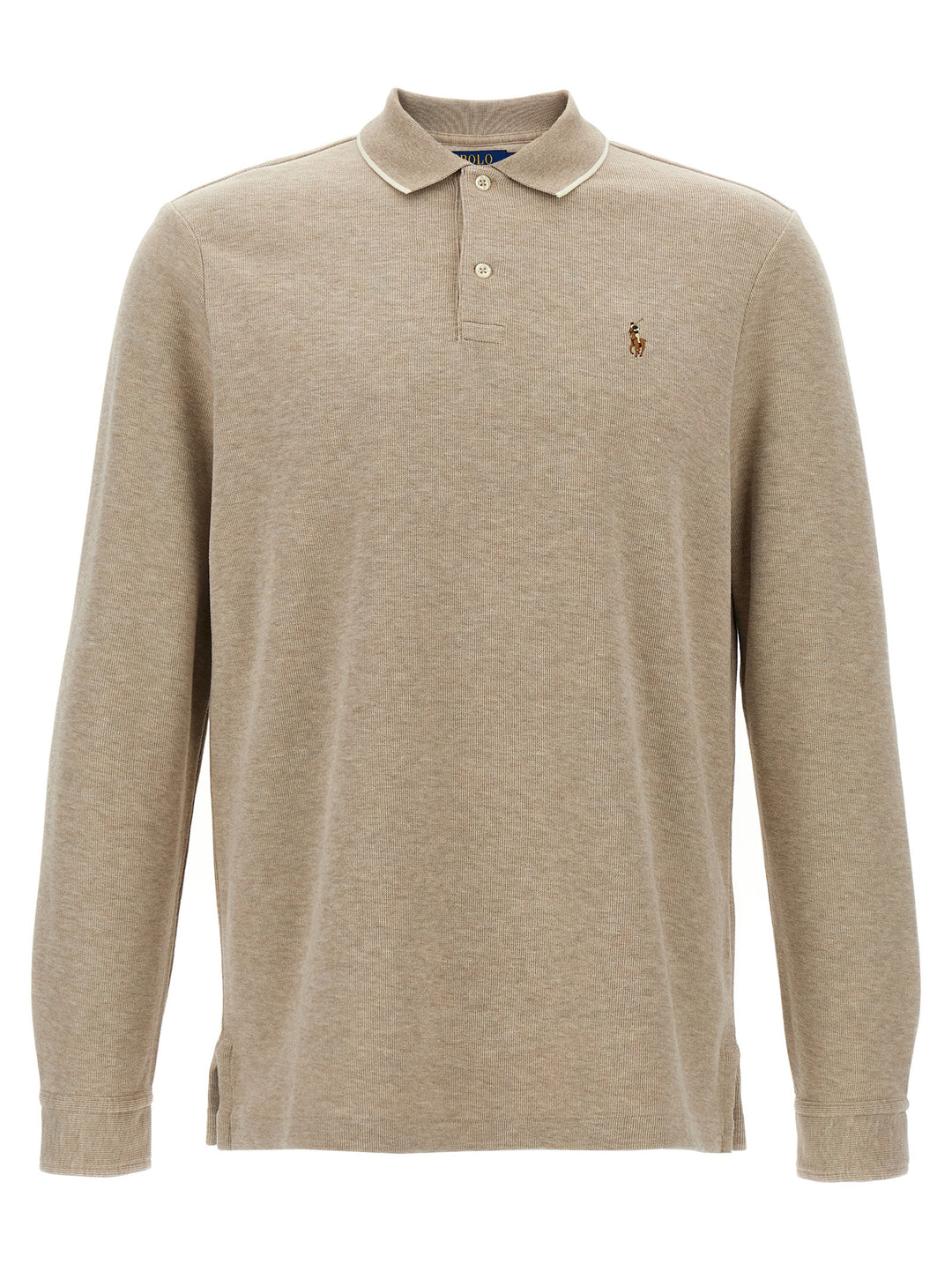 Polo Ralph Lauren Fleece Cotton  Shirt Polo - Beige | 96092c0eb81b217a20a8e4c361a913b8aaff2ba0