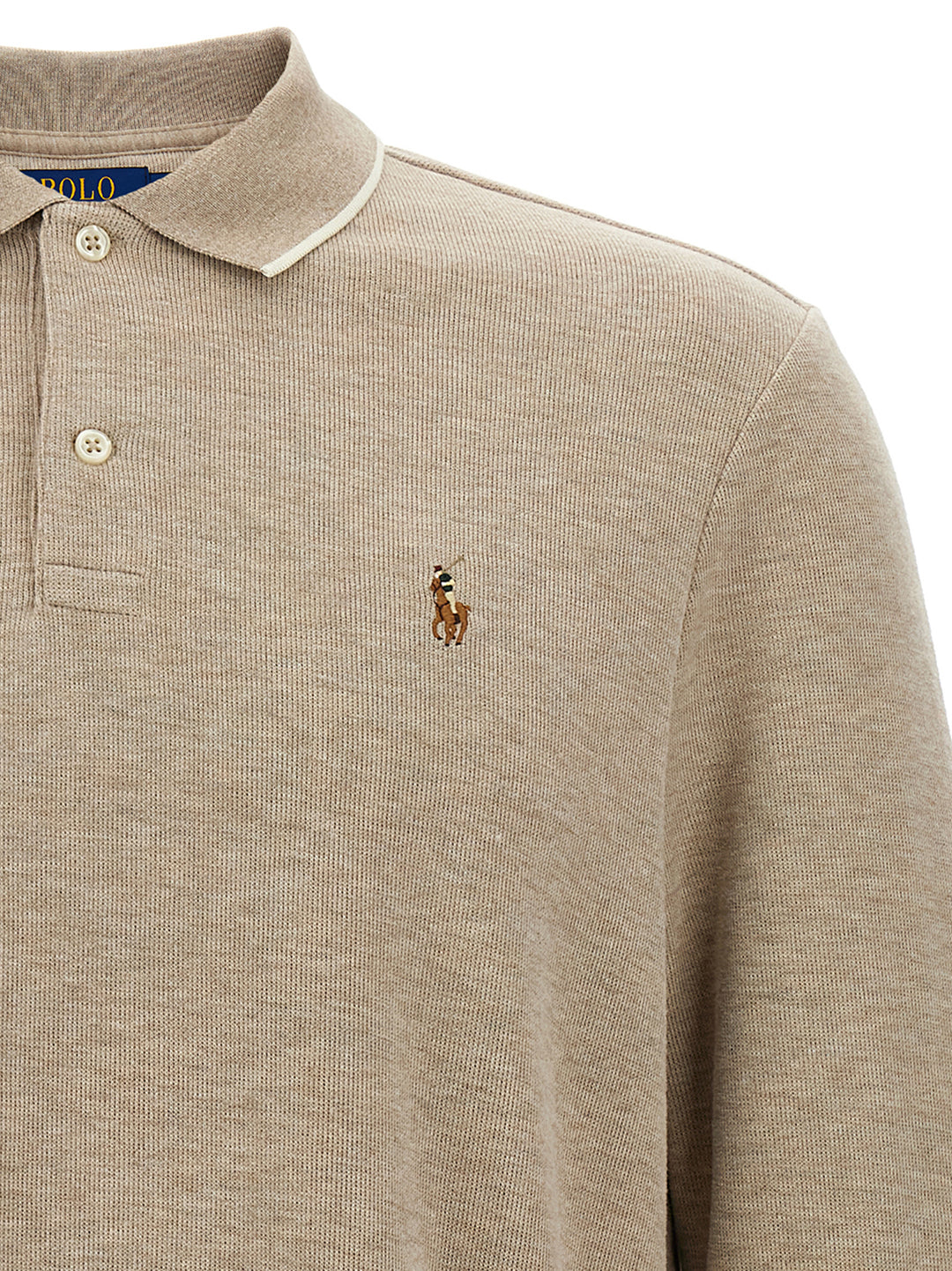 Polo Ralph Lauren Fleece Cotton  Shirt Polo - Beige | 6128164d34256cd394972ce467902dd98f852d57