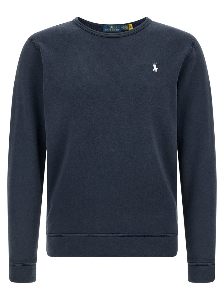 Polo Ralph Lauren Loopback Cotton Sweatshirt - Blue | 8ff18d021803a4790c0b7b0c3df95ca17b9e5ca6