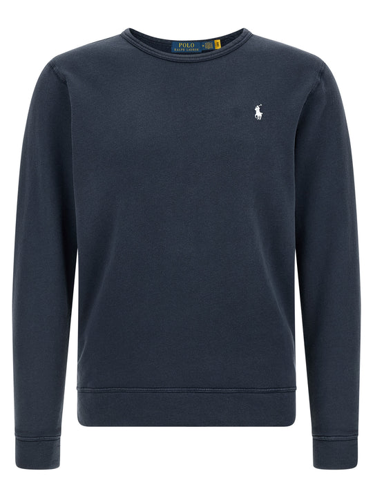 Loopback Cotton Sweatshirt Blue