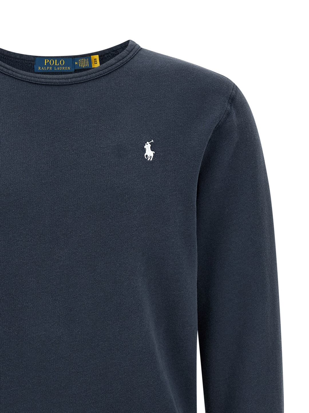 Polo Ralph Lauren Loopback Cotton Sweatshirt - Blue | 9e014393f1f4712f6e17719a1780b8f61733ddad