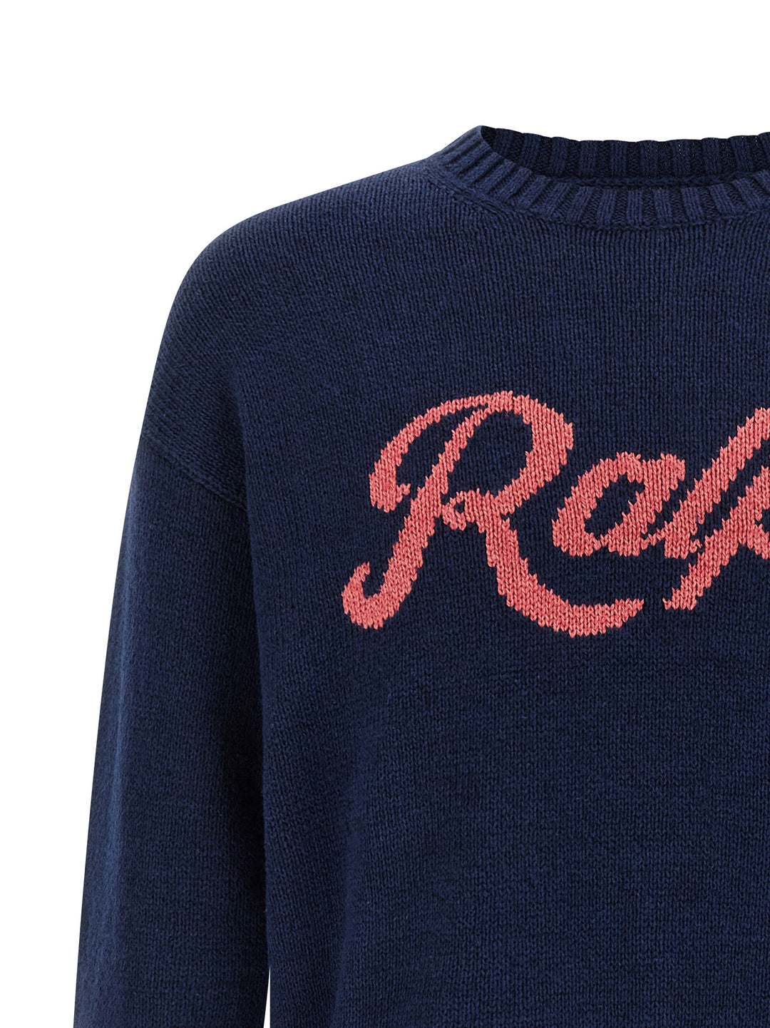 Polo Ralph Lauren Intarsia Logo Sweater Sweaters and Cardigans - Blue | 48eedd394e8eeb84cb68c66afad3243bba38ce43