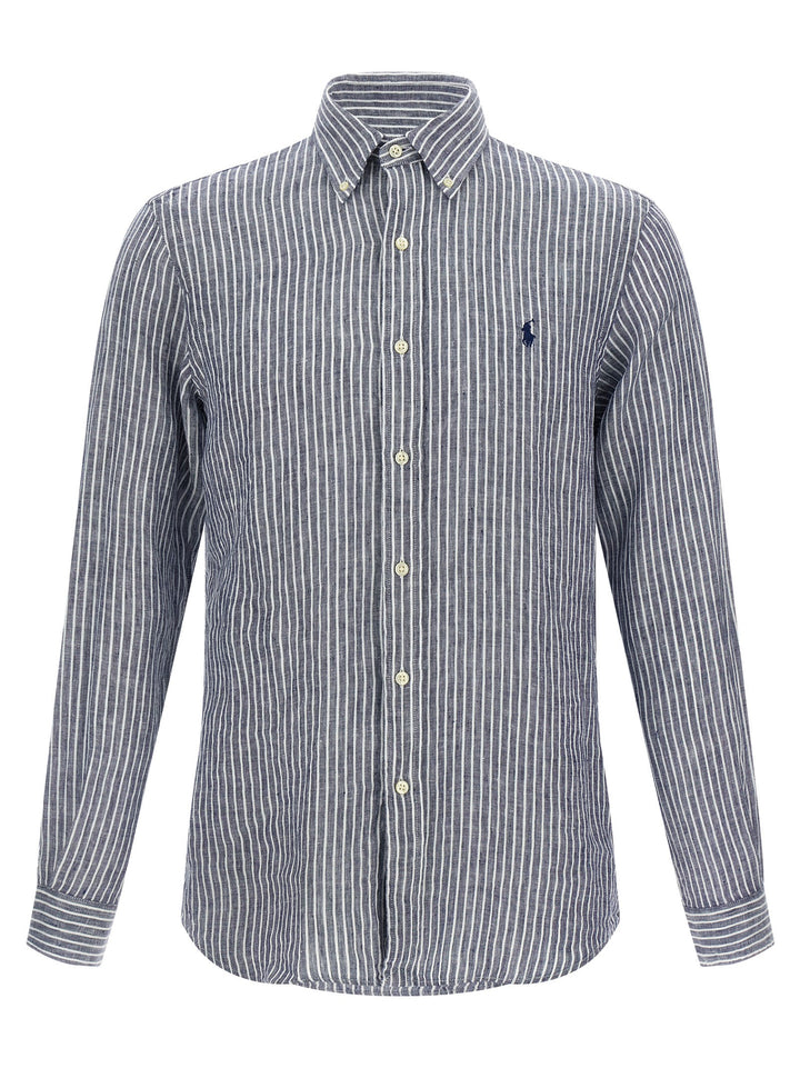 Polo Ralph Lauren Striped Shirt Shirt and Blouse - Blue | 6622b06d02e275f8c74044b32ab2d4498432cc7f
