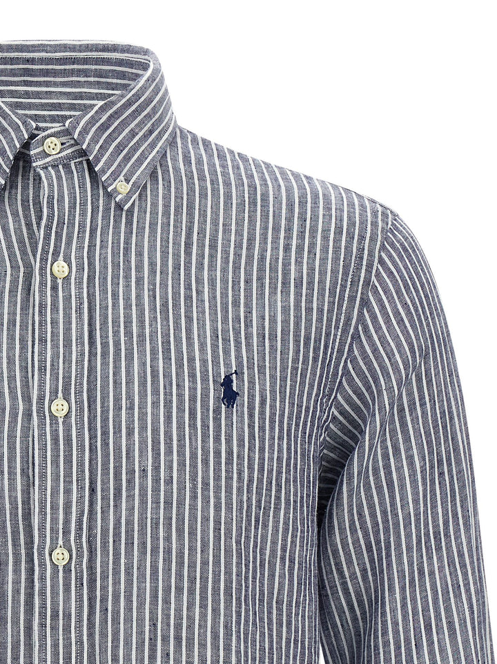 Polo Ralph Lauren Striped Shirt Shirt and Blouse - Blue | aae7cd0901b769bd2538c6067bd49109df5bde4a