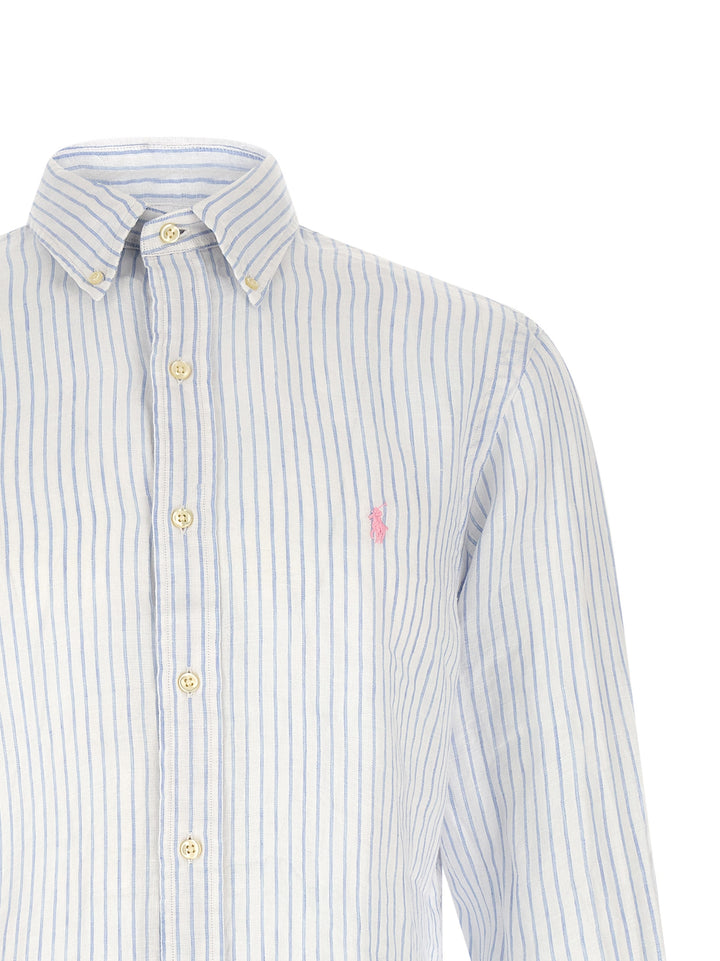 Polo Ralph Lauren Striped Shirt Shirt and Blouse - Light Blue | 975c7c4fadd2328b44c83f23b71790cf152586d8