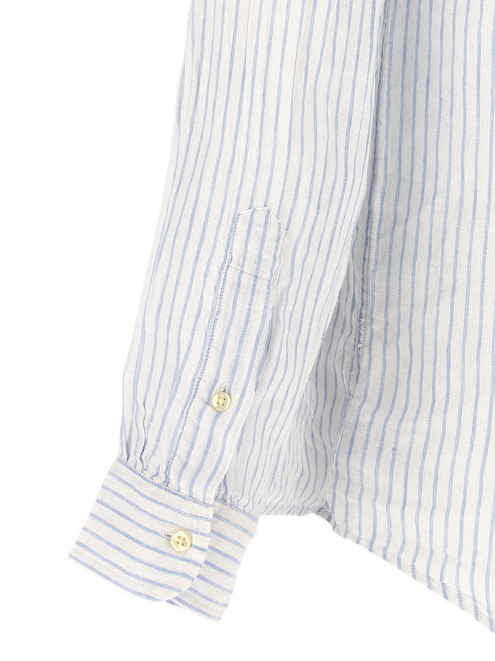 Polo Ralph Lauren Striped Shirt Shirt and Blouse - Light Blue | 204c8996f338a02b10b684ae9858d57b181e96f8