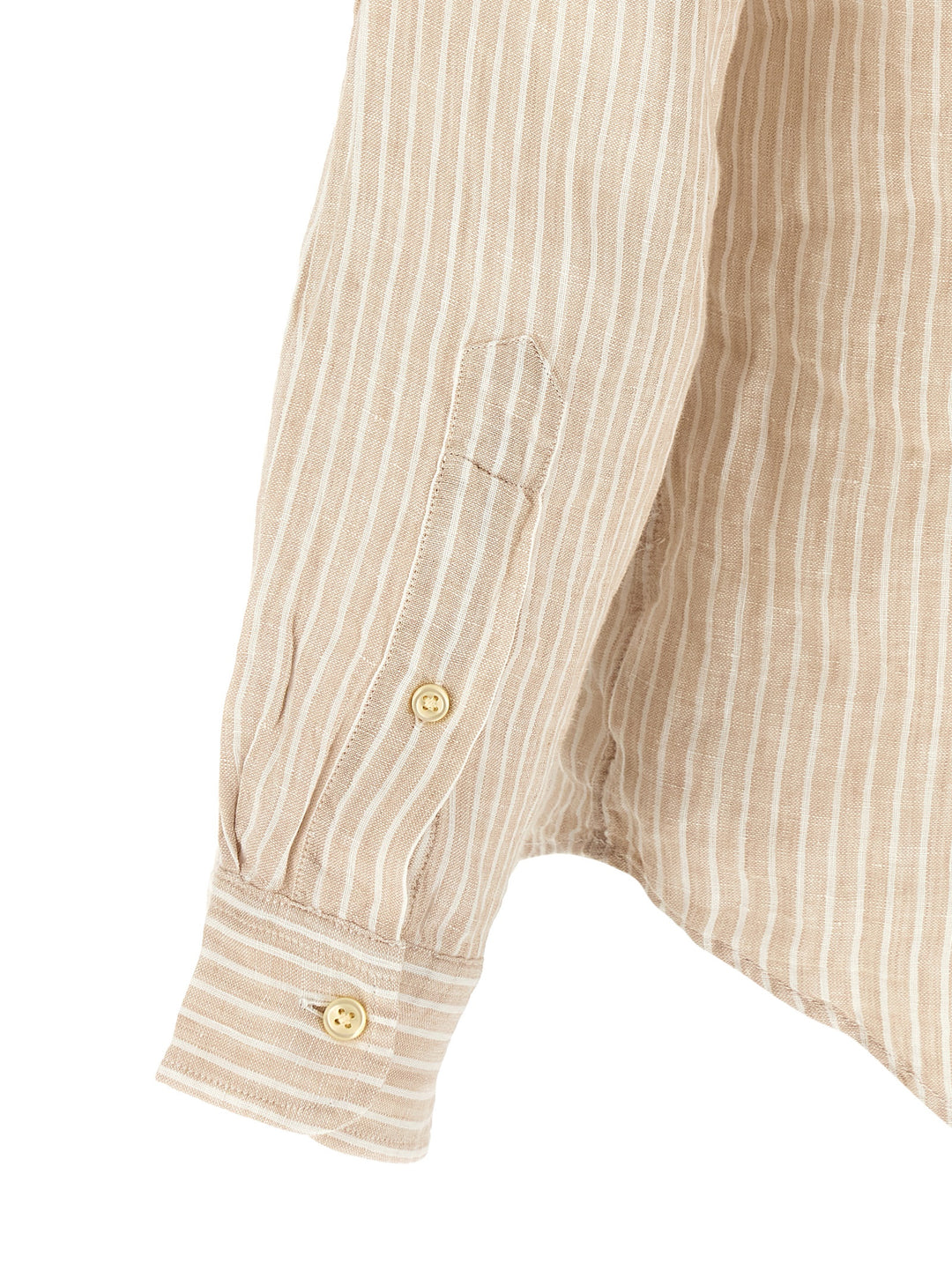 Polo Ralph Lauren Striped Shirt Shirt and Blouse - Beige | 2b5f8671c8ed73606d5d51f4138a8a440d49dcac