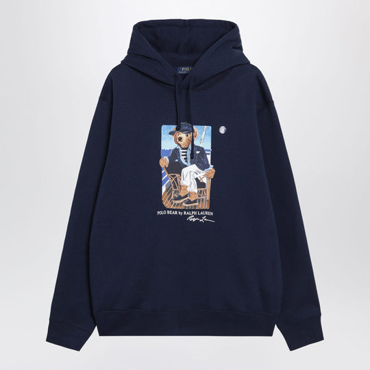 Navy Polo Bear Hoodie